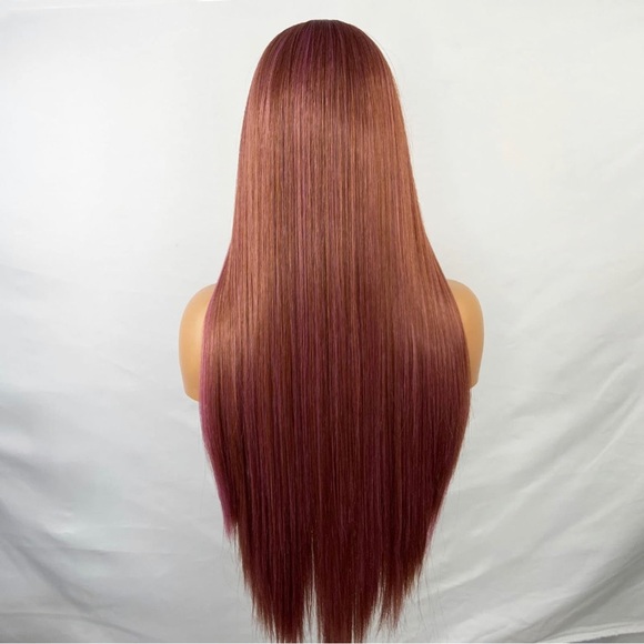 Wig / 22 inches / pink & brown honey - Picture 2 of 2